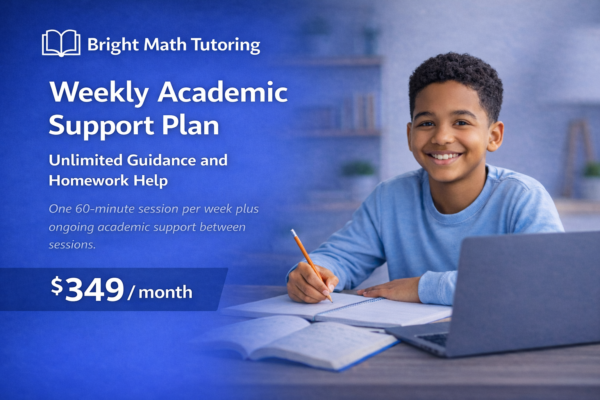 PACKAGE 1 — Weekly Academic Support